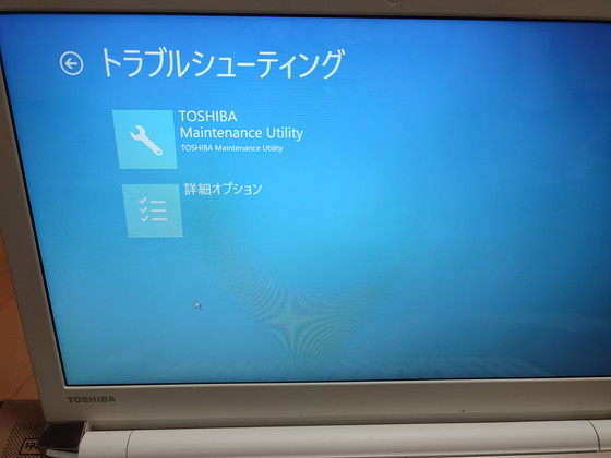dynabook Maintenance Utility