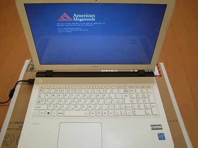 NEC Lavieノートパソコンの修理・故障HDDの交換